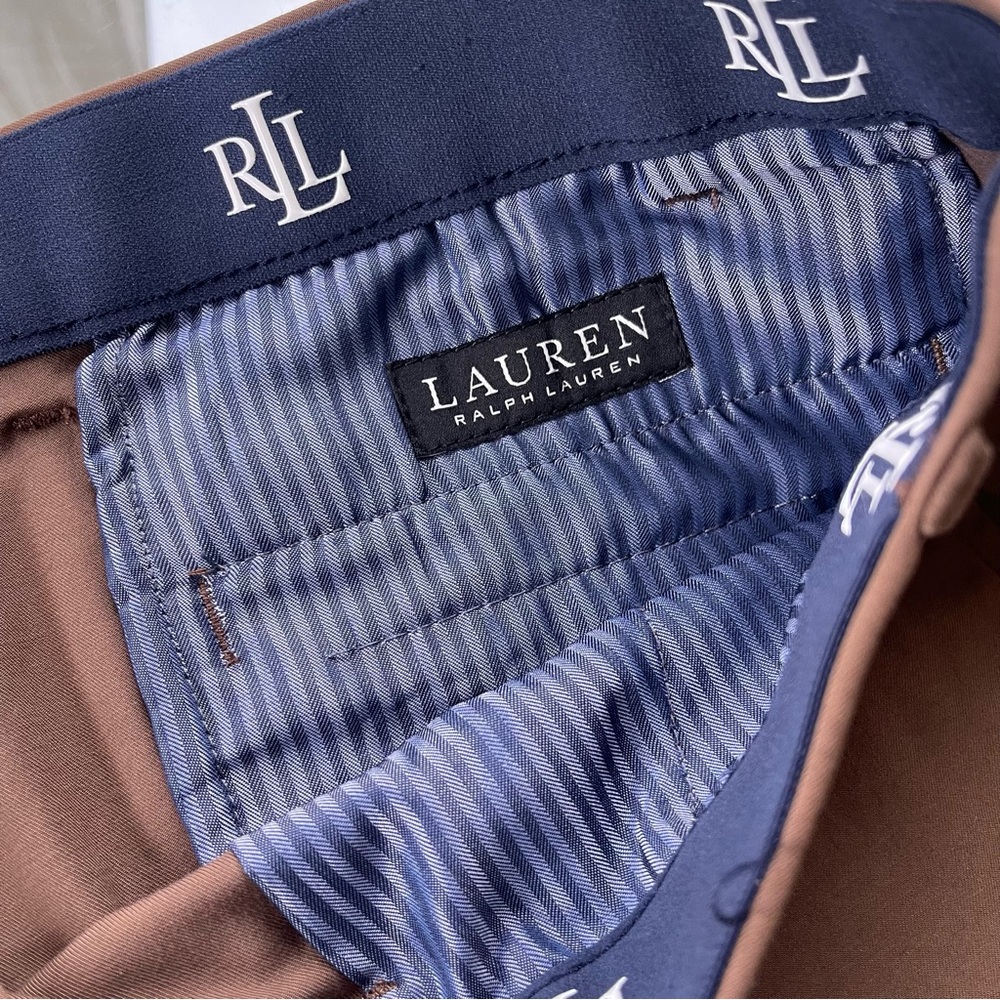 Ralph Lauren Black Label Men's 38/30 Brown Performance Casual Stretch Golf Pants - Picture 3 of 8